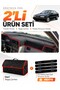Volvo 850 (1991-1997) Compatible Glove Box Cover + Leather Trunk Bag + Sticker Set - Vo007