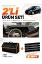Renault Scenic 3 (2009-2016) Compatible Glove Box Cover + Leather Trunk Bag + Sticker Set - Re045