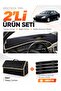 Ci̇troen C5 (2001-2004) Compatible Torpedo Cover + Leather Luggage Bag + Sticker Set - Ci007