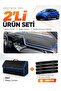 Toyota Chr (2016-2022) Compatible Dashboard Cover + Leather Trunk Bag + Sticker Set - To027
