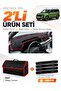Ford Courier (2024-2027) Compatible Glove Box Cover + Leather Luggage Bag + Sticker Set - Fo037