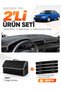 Glove Box Cover + Leather Trunk Bag + Sticker Set Compatible with Audi A4 (1994-2001) - Au006