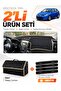 Hyundai İ30 (2007-2012) Compatible Glove Box Cover + Leather Trunk Bag + Sticker Set - Hu004