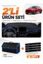Glove Box Cover + Leather Luggage Bag + Sticker Set Compatible with Ford Puma (2020-2023) - Fo023