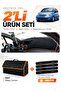 Citroen C3 (2004-2009) Compatible Dashboard Cover + Leather Trunk Bag + Sticker Set - Ci004