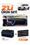Hyundai Tucson (2016-2018) Compatible Glove Box Cover + Leather Trunk Bag + Sticker Set - Hu035