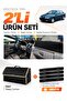 Renault Laguna 1 Airbagged (2000-2007) Compatible Glove Box Cover + Leather Trunk Bag Set - Re032