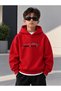 Sweatshirt (Hooded) Boys' 3 Thread Raster Printed Winter Hoodie