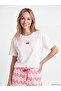 Rmz Gi̇yi̇m Farkiyla Printed Women's Capri Pajama Set - 3