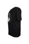 Headphone Printed Men's Large Size Slim Fit Crew Neck Black T-Shirt - 2