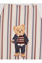 Rmz Gi̇yi̇m Farkiyla Cute Teddy Bear Printed Kitchen Apron - 4