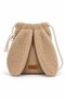 Plush Mobile Phone and Mini Shoulder Bag with Adjustable Strap Soft Textured Casual Crossbody Bag - 2