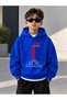 Sweatshirt (Hooded) Boys' 3 Thread Raster Printed Winter Hoodie