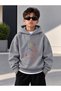 Sweatshirt (Hooded) Boys' 3 Thread Raster Printed Winter Hoodie