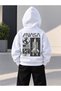 Sweatshirt (Hooded) Boys' 3 Thread Raster Printed Winter Hoodie