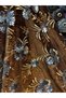 Sequin Embroidered Velvet Fabric - 4