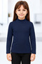 Girls Boys Ribbed Turtleneck Long Sleeve Basic Top 4-8 Years