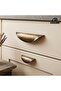 Leaf Antique Yellow 32 mm Handle Luxury Country Kitchen Furniture Cabinet Drawer Handle