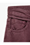 Belted, Pocketed, Normal Waist, Comfortable Fit, Balloon Fit Barrel Pants - Barrel Jeans - 3