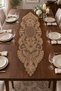 Lace-Look Runner for Everyday Use and Special Occasions – for Dining Table, Nightstand, Coffee Table, and Display Cabinet