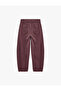 Belted, Pocketed, Normal Waist, Comfortable Fit, Balloon Fit Barrel Pants - Barrel Jeans - 2