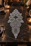 Lace-Look Decorative Runner Cover – for Everyday and Special Occasion Use on Dining Table, Nightstand, Coffee Table, and Display Cabinet Ornament - 3
