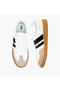 Men Striped Lace-Up Ankle Sneakers