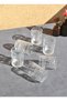 6 Pieces of Glass Coffee Water Cups 100 ml Mini Water Cups -Lina - 3