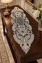 Lace-Look Runner for Everyday Use and Special Occasions – for Dining Table, Nightstand, Coffee Table, and Display Cabinet - 5