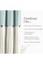 ستارة حمام من الكتان بأزرار، مقاس 72 × 72 بوصة، باللونين الرمادي والأبيض - 6
