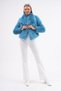 Wide Collar Feathered Jacket - 6
