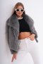 Wide Collar Feathered Jacket - 2