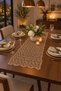 Lace-Look Runner for Everyday & Special Occasions – Stylish Addition for Dining Table, Nightstand, Coffee Table & Display Cabinet