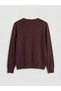 Alita City Lcw Everyday Brown Knitwear Plain Women's Cardigan with a Difference - 5