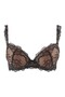 Danse Des Sens Molded Push-Up Bra with Lace Detail, Tone-On-Tone, Transparent & Contrast-Enhancing.