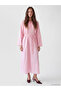 Two Mt Shop Quality Lcw Comfort Pink Embroidered Dress