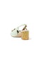 Chelsea Block Heeled Sandals - Pastel Green - 3