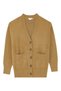 Women's Casual Oversize Cardigan - Brown
