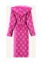 Women's Bathrobe, Soft Velour Fabric and Special Cornflower Pattern - 2