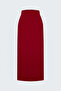 Striped Maxi Skirt - Red - 2