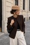 Women's Pillbox Hat – Hard Textured Synthetic Felt, Adjustable, Chin Strap - 4