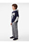Printed Şardonlu Long Sleeve Oversize Hooded Sweatshirt - 2