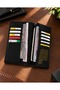 Taşpınar 100% Genuine Leather Men's Wallet Multi-Purpose Card Holder Phone Holder Black - 3