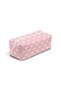Light Pink Patterned Quilted Hair Styling Organizer Bag Makeup Bag - 7