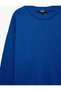Comfortable Fit Long Sleeve Crew Neck Knit Sweater - 3