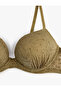 Supportive Extra Padded Floral Lace Bra - 3