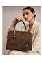 Suede Miami Polo Clup Women's Handbag with Accessory Gift - 2