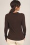 Women's Degaje Collar Long Sleeve Modal Blouse - 4