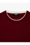 Long Sleeve Contrast Detailed Crew Neck Knitwear Sweater - 3
