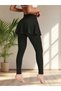 Women's High Waist Skirted Diving Sports Leggings with Pockets - 5